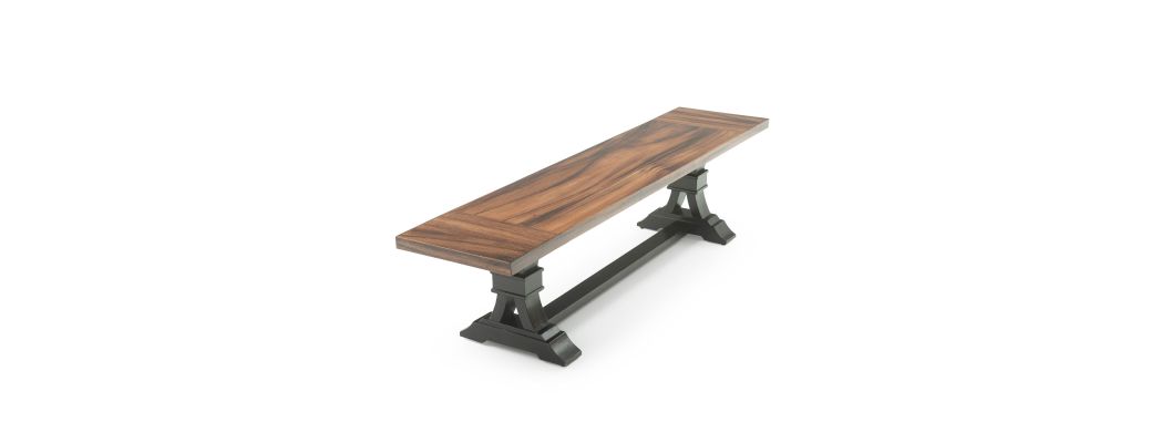 Enhance Your Interior Space with the Modern Tuscan Natural Wood Bench
