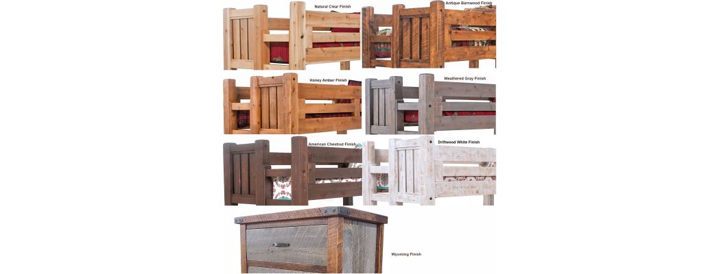 Finish Options for Rustic Furniture