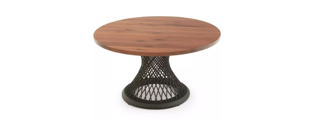 Modern Rustic Twisted Hardwood Dining table