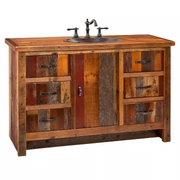 Barnwood Vanities - Rustic Barn Wood Furniture - Shop By Style