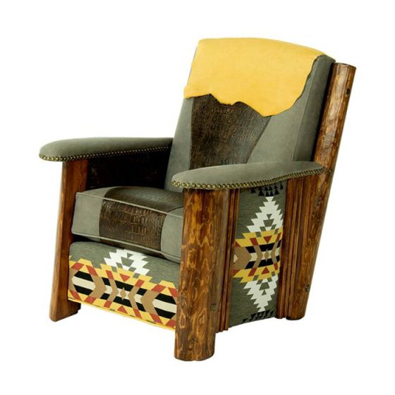 Rustic Wyoming Reading Chair 