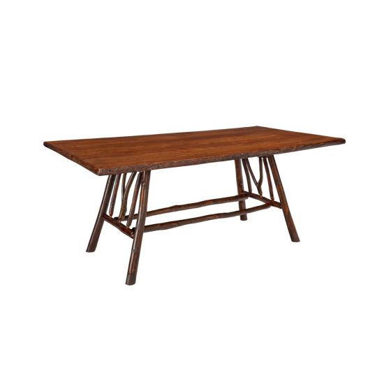 New West Missoula Rustic Trestle Dining Table