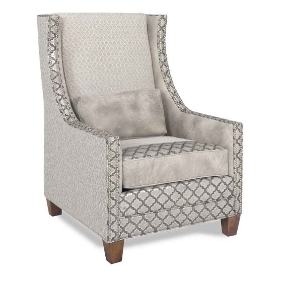 Contemporary Taylor Lounge Chair - Moroccan