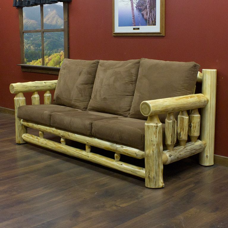 Cedar Lake Cabin Log Sofa