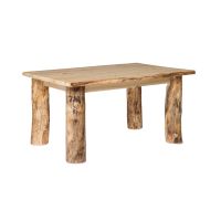 Rustic Colorado Aspen Log Dining Table