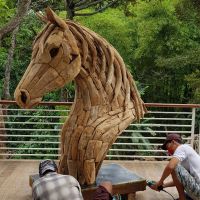 Driftwood Horse Head