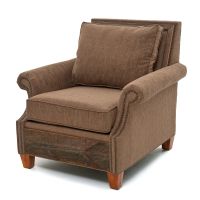 Norfolk Upholstered Barn Wood Lounge Chair - Benjamin