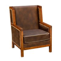 Rustic Fort Knox Barn Wood Lounge Chair