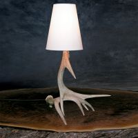 Two Antler Table Lamp