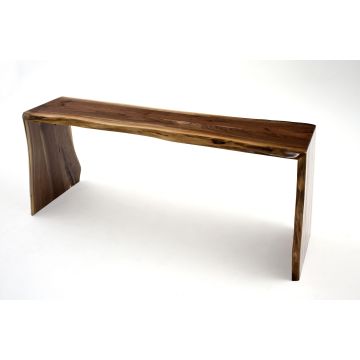 Natural Furniture Slab Sofa Table with Live Edge