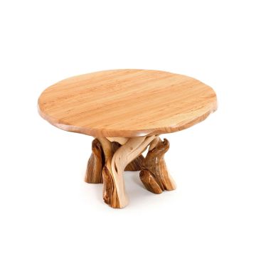 Rustic Juniper Log Dining Table