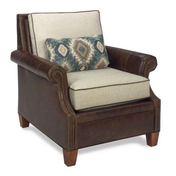 Catawba Upholstered Club Chair - Biscotti