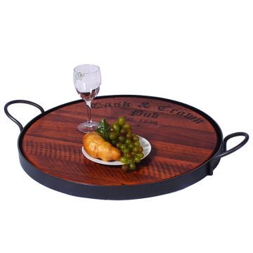 Personalized Cask and Crown Tray
