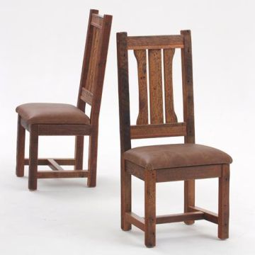 Stony Brooke Rustic Reclaimed Side Dining Chair