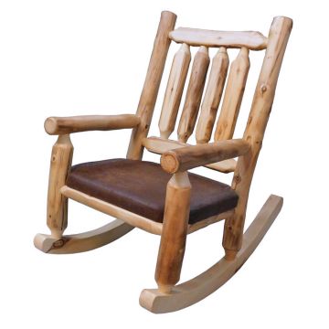 Beartooth Aspen Timberland Log Rocking Chair