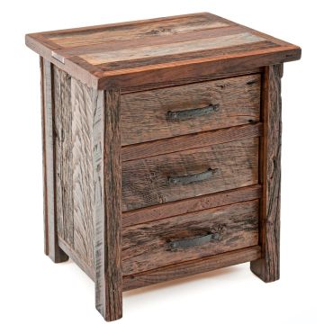 Copper Canyon Three Drawer Nightstand