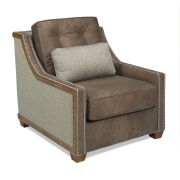 Modern Cosmo Upholstered Club Chair - Bronson