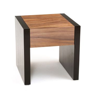 Soft Modern 1 Drawer End Table or Nightstand