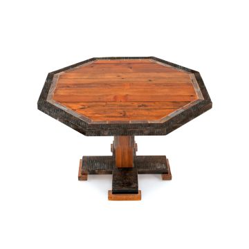 Touch of the West Pedestal Dining Table