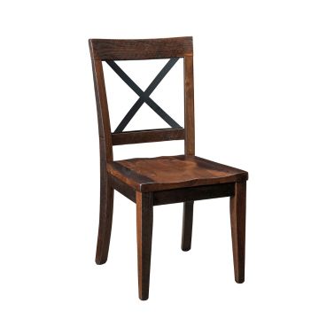 Wellington Reclaimed Barn Wood Dining Side Chair - Tavern Finish