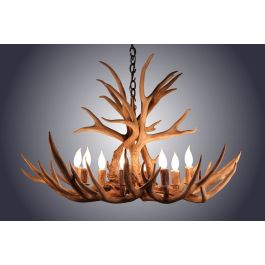 8 Light Reagan Tall Mule Deer Antler Chandelier – Seibels Cottage