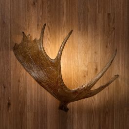 Rustic Furniture Moose Antler Wall Sconce Antler Decor Shabby Chic Rustic  Lighting Handcrafted Eagle Head Carving 