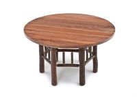 Hickory Log Dining Table