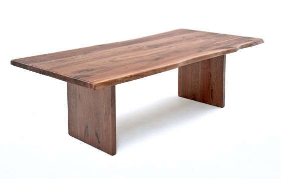 Modern Natural Edge Black Walnut Dining Table Dt00594