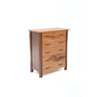 Modern Natural Five Drawer Chest