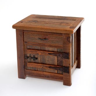Barnwood End Table or Nightstand Heritage Collection