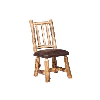 Rustic  Colorado Aspen Padded Seat Chair