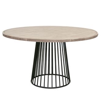 Cosala Modern Rustic Round Dining Table