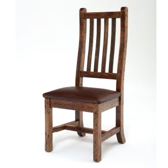 Heritage Collection Dining Chair with Curved Back - Natural Barn Wood finish