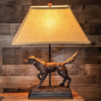 Hunting Dog Table Lamp