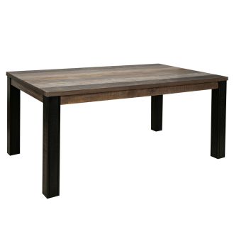 Loft Brown Urban Barnwood Dining Table, offering rustic charm and durability. 