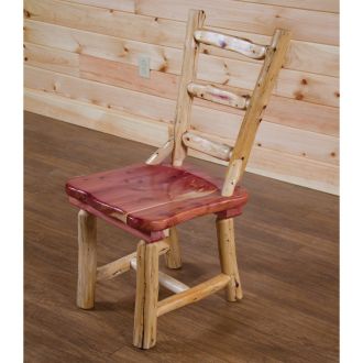 Red Cedar Ladder Back Dining Chair