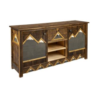 Rocky Mountain Barnwood 2 Door 1 Drawer TV Stand