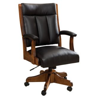Roxbury Classic Comfort Upholstered Office Chair - Kevco Chair Base - Standard Casters - (Pictured Upholstery Not Available)