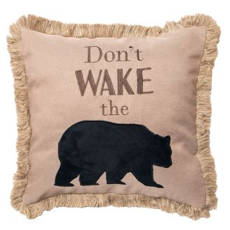 Don't Wake The Bear Pillow