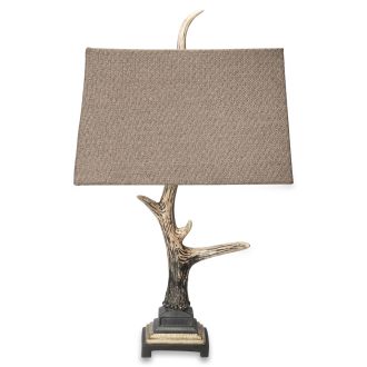 Single Antler Table Lamp