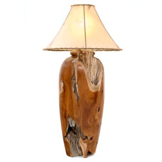 Unique Log Table Lamp