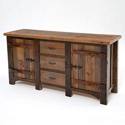 Rustic, Modern, and Natural Wood Sideboards, Buffets & Hutches