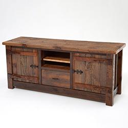 Reclaimed Wood & Timber Frame Entertainment Centers & TV Stands