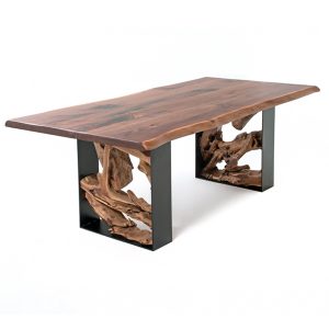 link to the rustic modern dining table