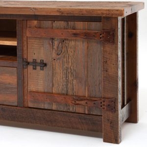 link to a barnwood entertainment center
