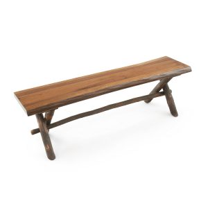 link to the Rustic Hickory Bench