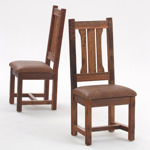 Image of Stony Brooke Rustic Reclaimed Side Dining Chair